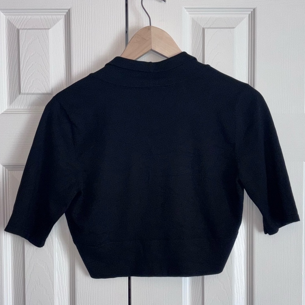 White House Black Market Silk Blend Shrug - Picture 2 of 6